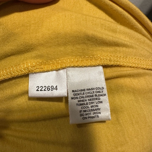 LOFT Mustard Yellow Blouse - Picture 4 of 4